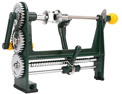 Apple Peeler and Corer, Heavy Duty Apple Peeler Slicer Corer Heavy Duty Apple Spiralizer with Clamp Base for Fruit Vegetables (Green)