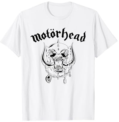 Motörhead – Flat Warpig White T-Shirt