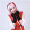 Haruno Sakura Perücke, kurz, Kunsthaar, Anime, Cosplay, hitzebeständige Fasern + Perückenkappe