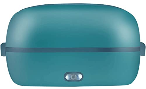 OLOTU Inossidabile Lunch Box Elettrico da 250 W, scaldavivande con 2 Serbatoi Interni in Ceramica, scaldavivande Portatile per Auto/Camion/casa Portatile