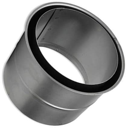 Sendeo Wandfutter SENDEO | doppelwandig | blank | Länge 11,5 cm (Ø 200mm)