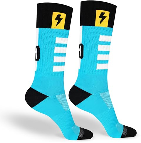 in s(h)ock Barcelona Sport-Socken für Männer und Frauen - Ideale Socken für Laufen, Basketball, Radfahren und Pade