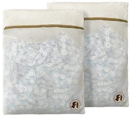 FoyerNuage® 30x40cm Premium-Wäschesäcke aus verdicktem Sandwich-Netzgewebe für Feinwäsche, mit Auto-Lock-Reißverschluss, Reise-Aufbewahrung, Organisationsbeutel, super stark(2S)