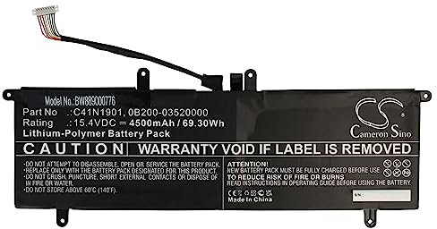 vhbw Batterie Compatible avec ASUS ZenBook Pro Duo UX481, UX481F Ordinateur Portable (4500mAh, 15,4V, Li-polymère)