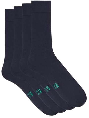 DIM Chaussettes Homme Good x2, Bleu Marine, 39-42
