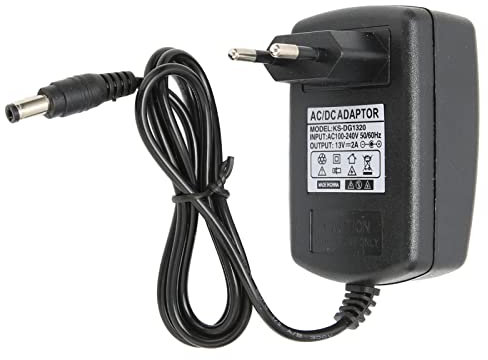 Restokki Alimentatore universale 13V 2A - Adattatore ideale per PC e dispositivi elettronici. Trasformatore multi-voltaggio con protezione da sovraccarico. Adattatore AC 100-240V 50/60Hz (europea).