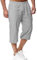 LVCBL Herren Leinen Shorts Casual Classic Fit Hot Summer Holiday Hellgrau 3XL