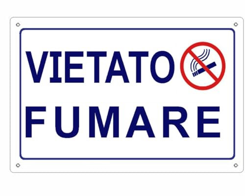Kippen 9111 - Cartello Segnaletico in PVC - VIETATO FUMARE