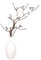 Flores Artificiales de Flor de Cerezo, Tallos de Flores de Ciruelo de Seda Realistas para Decoración del Hogar, Elegante Rama de árbol de Ramita Blanca, (White)