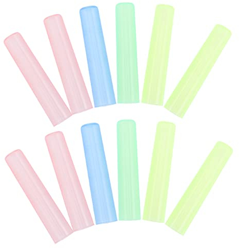 TEHAUX 100 Stk Bleistiftkappen Kunststoff, Buntstift Kappe FüR Sechskant- Und Dreikant-Bleistifte, Schutzkappen FüR Bleistiftspitzen, SchreibwarenzubehöR FüR Schule Und Kinder, Mehrfarbig