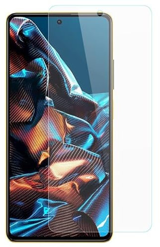 DEALY - Protector de cristal templado para Poco X5 Pro 5G