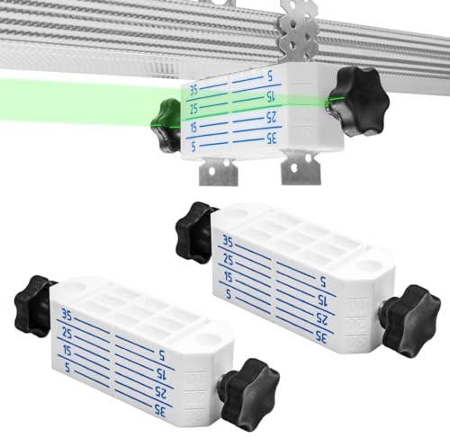 2 St. x Deckennivellierungshalter Profil CD60 ES Kleiderbügel Gipskartonplatte Regips Nivelliersystem für abgehängte Decken Schnell Montagewerkzeug