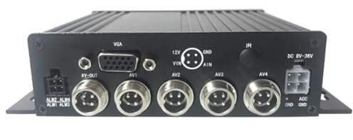 Reapyyt Im Fahrzeug Montierter Festplatten-Videorecorder HD 1080P 4-Kanal-ÜBerwachung, UnterstüTzt 512 GB SD, Geeignet für