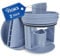 VIOKS 2x Flusensieb Waschmaschine Ersatz für Bosch Siеmens Flusensieb 00647920 00602008 00605010 Fusselsieb - Pumpendeckel für Ablaufpumpe Askoll Trockner Waschmaschine VarioPerfect iQ500 iQ700 uvm
