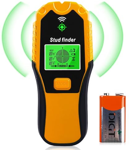 Leitungssucher Ortungsgerät, 5 In 1 Stromleitungsfinder Wand, Multifunktional Stud Finder, Leitungssuchgerät, Multifunktionaler Bolzendetektor, Wandscanner-Detektor, Für Metall, Holz, Netzkabel