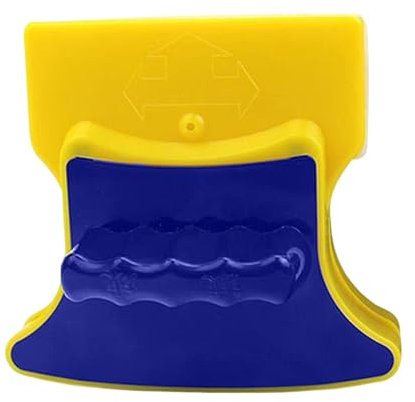 Weppduk Limpiaparabrisas magnético, cepillo para la limpieza de cristales de doble cara | Herramienta magnética para la limpieza de cristales de las ventanas de casa con cuerda de 1,5 m, apto para