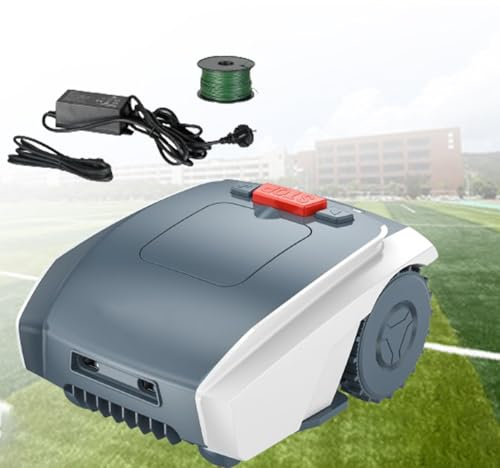 Intelligent Robotic Lawn Mower with Virtual Boundaries, Electric Lawn Mower Cuts Up to 1500 M², GPS Path Planning+Self-Charging,100㎡/h, Ultra-Quiet, for Lawn/Garden