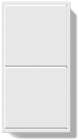 BSEED Lichtschalter Unterputz 1 Fach 2 Weg +1 Fach 2 Weg, Modern Wandschalter mit PC Rahmen, Taste Schalter mit Kabelklemmen und Krallen, Weiß