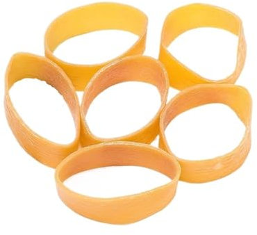 GSHUPIOU Elastic Rubber Bands，Thick Elastic Rubber Bands Se 200pcs Stretchable Elastic Bands, Diameter 25mm Width 10mm Rubber Bands, Elastic Rubber Bands, Natural Rubber Elastic Bands
