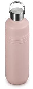 Le Creuset Insulated Water Bottle, 1L, Shell Pink