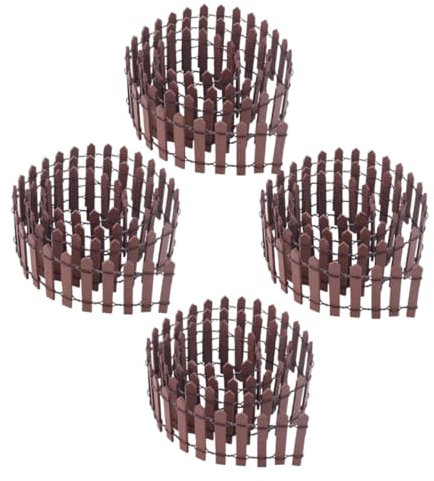 CIYODO Miniatura Recinzione Per Giardino Recinzione in Miniatura Per Case Delle Bambole Per Micro Giardini Paesaggistici