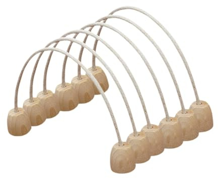Pegciuho 6X Krocket Hoops DIY Formen Tragbare Sensorische Training für Rasen Familien Spiel