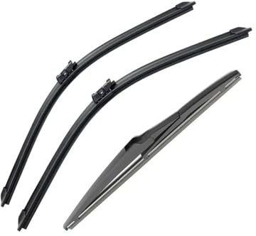 Essuie Glaces Avant Pour JAC JS6 2022 2023 2024 25 17 12 3 Pièces Essuie-glace De Voiture Avant Arrière Pare-brise Brosses Cutter Bras D'essuie Glace(3 PCS)