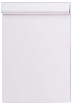 MAUL Klemmbrett A4 MAULpro | Schreibbrett aus Kunststoff im DIN A4 Hochformat | Clipboard zum Aufhängen | Moderner Klemmer zur Aufbewahrung von Papier | Für Büro, Küche und Werkstatt | Weiß