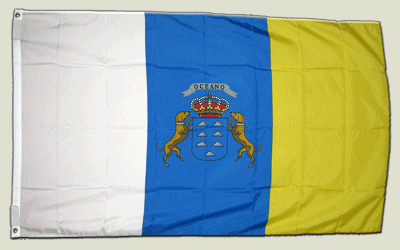 Flagge Spanien Kanaren - 90 x 150 cm [Misc.]