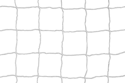 Kwik Goal 3mm Twisted Soccer Net, (8-Feet H X 24-Feet W X 3-Feet D X 8.5-Feet B), White