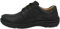 Clarks Nature Three, Botas derby Hombre, Black Leather, 42.5 EU