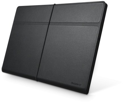 Sony SGPCV3/B.Ae - Funda de Cuero con Soporte para Xperia Tablet S Color Negro