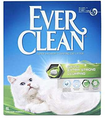 Ever Clean Cat Extra Strong Clumping Scented Litter, 6 Litre