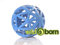 Wildborn Gitterball Hund | Gitterball Hundespielzeug Vollgummi Spielzeug | Kauspielzeug Gummiball für Hunde | Ball groß 12,5cm