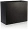 IDEALIST 50cm Trough | Black Reinforced Stone Rectangular Planter | Garden Plant Pots with Drainage Holes L50 W20 H40 cm, 23 litres