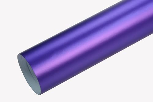 Neoxxim 12€/m² – Autofolie Chrom matt lila 200 x 150 cm selbstklebend BLASENFREI flexibel Car Wrapping Klebefolie