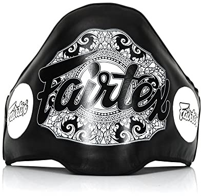 Fairtex BPV2 Leichtes Bauchpolster Muay Thai Trainer Schutzschutz für Boxen, MMA, Muay Thai Training
