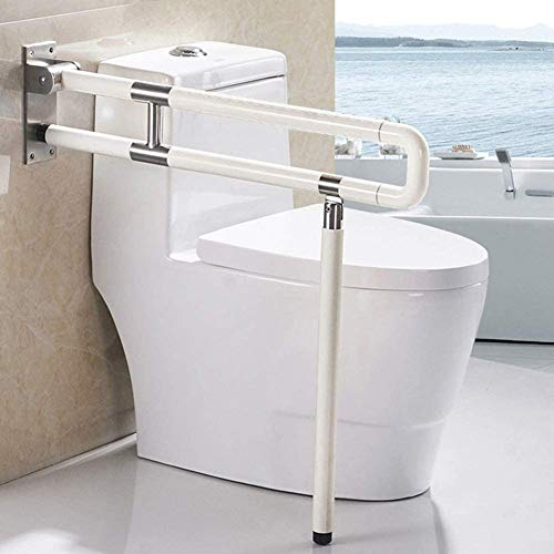 Stützklappgriff Behindertengerecht Toiletten Stütz Haltegriff Hochklappbar Robust & Solide Verarbeitet Aufstehhilfe Seniorengerecht Wandmontage Im Badezimmer