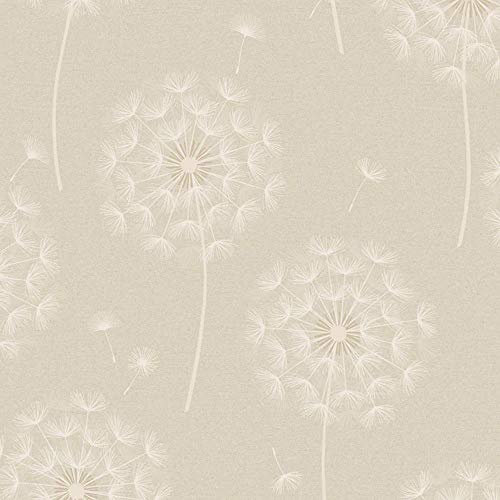 Opus Allora Wallpaper Textured Heavy Weight Vinyl Floral Cream