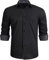HISDERN Chemise Formelle pour Hommes décontractée à Manches Longues Chemises habillées Classiques boutonnées Noir/Blanc XXL