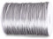 let's make Satin Rattail Seide Nylonschnur Grau Werkzeuge Silikon Kinderkrankheiten Halskette Schnur Baby Zahnen Spielzeug 100m