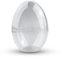 Netuno 5 Stück Acryl-Eier 9 cm Größe, 7 cm Durchmesser transparent teilbar stehend Kunststoff-Eier Plastik-Eier Ostereier zum Découpage Dekoration Basteln