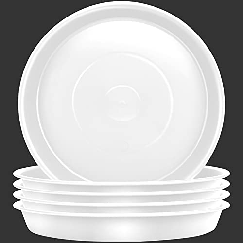 TStarJungle Lot de 5 Soucoupes pour Plantes, Soucoupes pour Pots de Fleurs pour Plantes, Plateaux de Planteur pour Intérieur, Extérieur, Jardin - 30cm