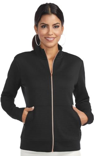 Skechers Womens Hoodless Hoodie Go Walk Jacket - Black - L