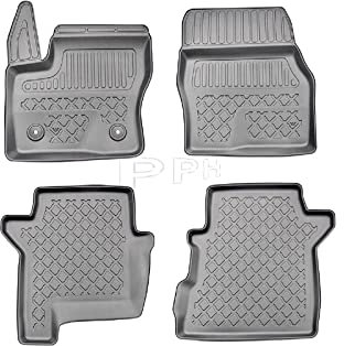 Alfombrillas de goma prémium para Ford Grand Tourneo Connect a partir de 2014 y Facelift a partir de 2018.
