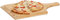 Relaxdays 4 x Pizzaschaufel Bambus, 45 x 30 cm groß, als Pizzaschieber, abgerundete Kanten, mit Griff, Brotschieber, Natur