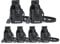 Zeadio Multi-function Pouch Case Holder for GPS Phone Two Way Radio (ZNC-A, Pack of 6)
