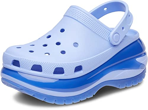 Crocs Womens Classic Mega Crush Platforms Shoes Purple 6 UK