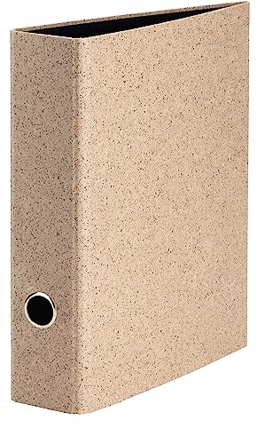 Rössler Papier 1317452390 - S.O.H.O. Ordner DIN A4 mit Hebelmechanik, Rückenbreite 85 mm, Cacao, 1 Stück
