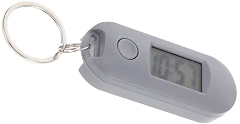 BESPORTBLE Digitale Taschenuhr Schlüsselanhänger Elektronische Schlüsselbunduhr Mit Leuchtendem Display Für Studenten Und Alltag